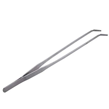 Stainless Steel Curved Tweezers - AquaticMotiv