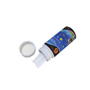White tube with ocean design holding cotton swabs for 6-in-1 aquarium test strips