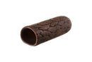 Small Natural Ceramic Cave with brown textured bark-like surface