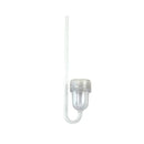 Clear plastic acrylic co2 diffuser with u-shaped tube and threaded cap for aquarium air pump use