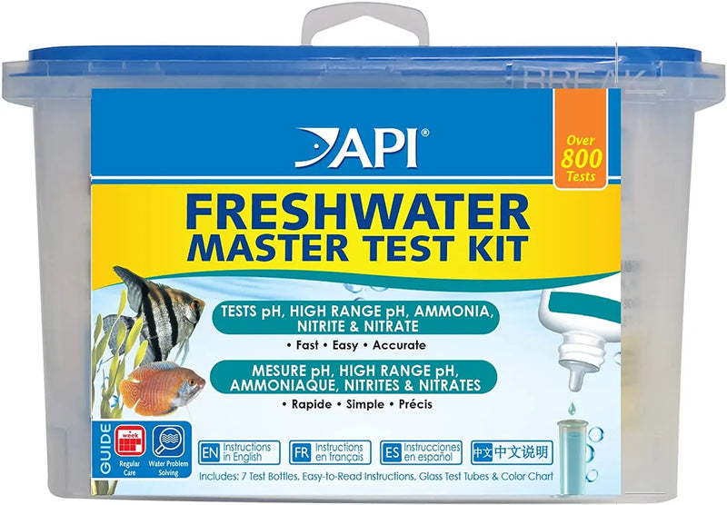 aquarium water test kit API master test kit results