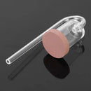 Aquapro clear glass U-shaped CO2 diffuser with pink sponge insert