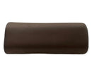 Brown cylindrical eyeglass case with smooth matte finish in aquarium cave flat triangle shape design
