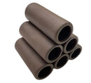 Brown rubber stoppers with black interiors for Aquarium Cave Stacked Pipes