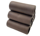 Brown leather cylindrical handles with matte finish for Aquarium Cave Stacked Pipes