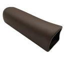 Brown matte-finished ceramic aquarium cave wide mouth pet tunnel with a rectangular opening for aquatic use