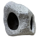 Gray speckled rock aquarium hideout cave with two openings