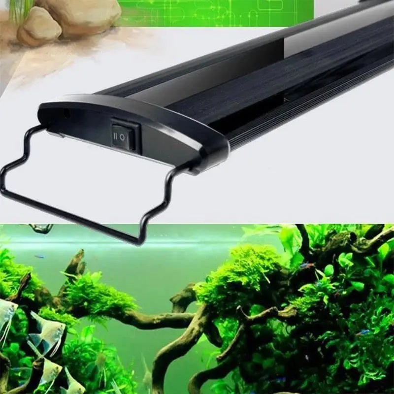 black light fish tank accessories Adjustable Aquarium LED Light 12 to 48 Inch for Bright Tanks