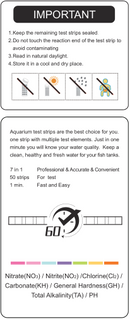 Nature Aquatica 7 in 1 Aquarium Test Strips - [AquaticMotiv]