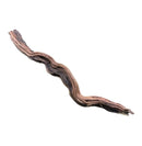 Twisted weathered Dragon Wood driftwood in dark reddish-brown hues