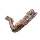 Weathered brown Dragon Wood with twisted natural patterns and rough texture