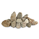 Elephant Skin Stone - Tan: irregularly shaped earthy rocks with textured fissures