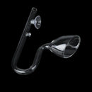 Glass lily pipe set siphon with curved tube and suction cup