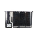 HJ Ultra-thin Hang On Filter: Black transparent plastic aquarium filter with 3 chambers