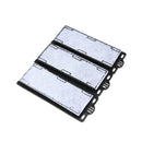 HJ Ultra-thin Hang On Filter: 3 gray felt pads with black frames and slotted sides