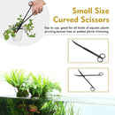 Hygger black curved scissors for aquatic plant trimming