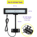 Hygger LED Aquarium Light 13W - AquaticMotiv