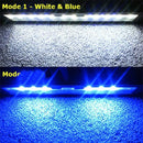 Hygger 13W LED Aquarium Light strip with white blue modes translucent design