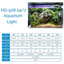 Hygger LED Full Spectrum Aquarium Light with Vibrant White Blue LEDs