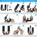 Hygger Sponge Filter 10-40 gallons - AquaticMotiv