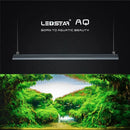 LEDSTAR AQ-D RGBW Full-spectrum aquarium lighting fixture with sleek metallic design