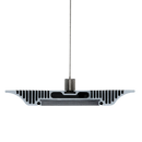 Silver aluminum heat sink with vertical fins for LEDSTAR AQJ Series RGBW LED light