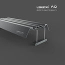 Silver LEDSTAR AQJ Series RGBW aquarium light bar with mounting fins by Leostar AQ