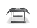LEDSTAR AQZ Series RGB+W Gen 3 charcoal grill stand with angular legs
