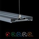 LEDSTAR AQZ Series Gen 3 silver LED light with modern design and heat sinks