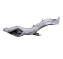 Twisted Manzanita wood branch with weathered gray texture
