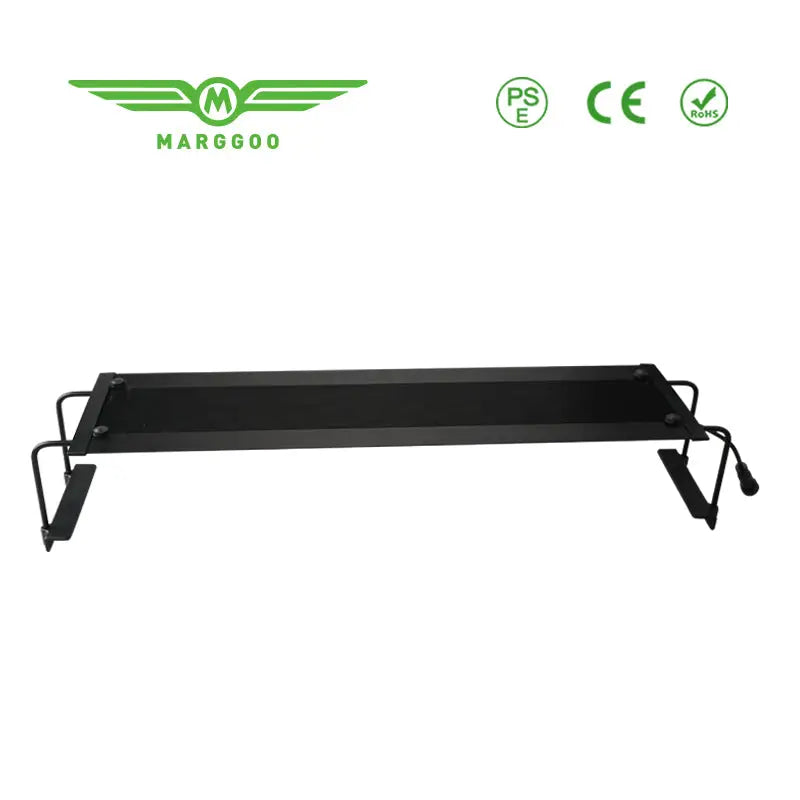 Marggoa black metal folding cot with wheels and handles