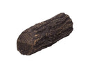 Dark brown faux wood log with realistic bark texture in Natural Ceramic Cave - Bark