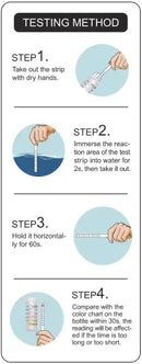 Nature Aquatica 7-in-1 aquarium test strips kit with plastic handle