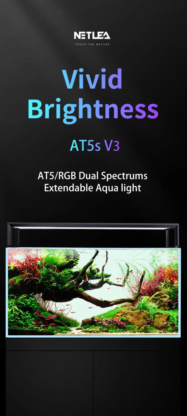 Netlea AT5s V3 LED Light for Planted Aquariums | Aquatic Motiv
