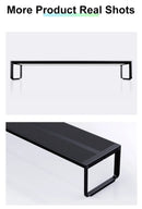 Netlea AT5s V3 black rectangular LED aquarium light with textured angular frame