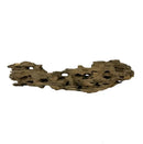 Okho Wood driftwood aquarium ornament, natural weathered brown piece with holes and textures