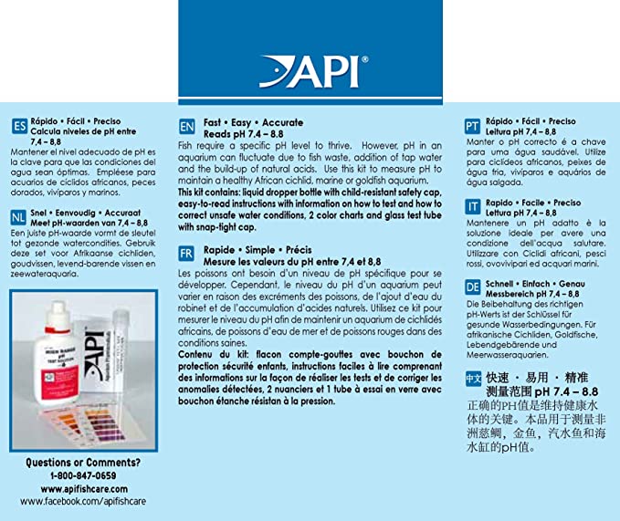 PH Test Kit High Range - AquaticMotiv