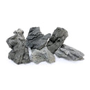 Pile of charcoal briquettes for Seiryu Mountain Stone product