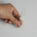 Clear plastic contact lens case with white hinged lid for aquarium CO2 diffuser