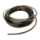 Coiled transparent gray sr aquaristik co2 tubing 25 ft with smooth slightly reflective surface for aquarium use