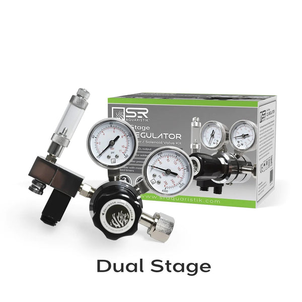 SR AQUARISTIK Dual Stage Co2 Regulator - AquaticMotiv