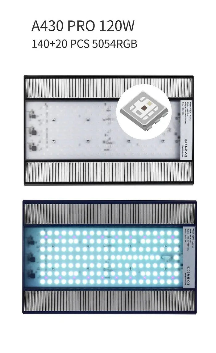 Week Aqua A430 PRO LED Light for Planted Tanks | Aquatic Motiv Week Aqua A430 PRO LED Light for Planted Tanks | Aquatic Motiv