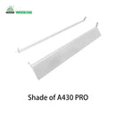 White metallic shade components for Week Aqua A430 Pro model