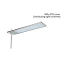 Week Aqua J-Series silver-framed LED aquarium light with milky PVC cover