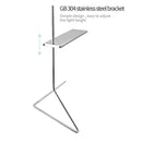 Sleek silver GB 304 stainless steel adjustable bracket for Week Aqua J-Series LED aquarium light