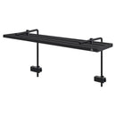 Week Aqua L Series PRO-D black metal shelf with adjustable legs and grid surface