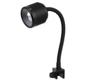 Week Aqua Mini7 PRO-F black flexible neck desk lamp with textured head and clamp base
