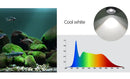 Week Aqua Mini7 PRO-F cool white LED aquarium light with spectrum graph