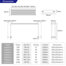 Week Aqua V Series SE-S 25W LED light bar with 100mm extendable feature
