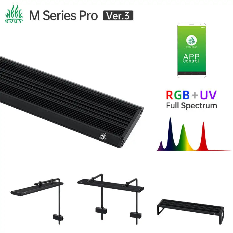 Week Aqua M Series PRO RGB+UV 3.0 LED | Aquatic Motiv Week Aqua M Series PRO RGB+UV 3.0 LED | Aquatic Motiv